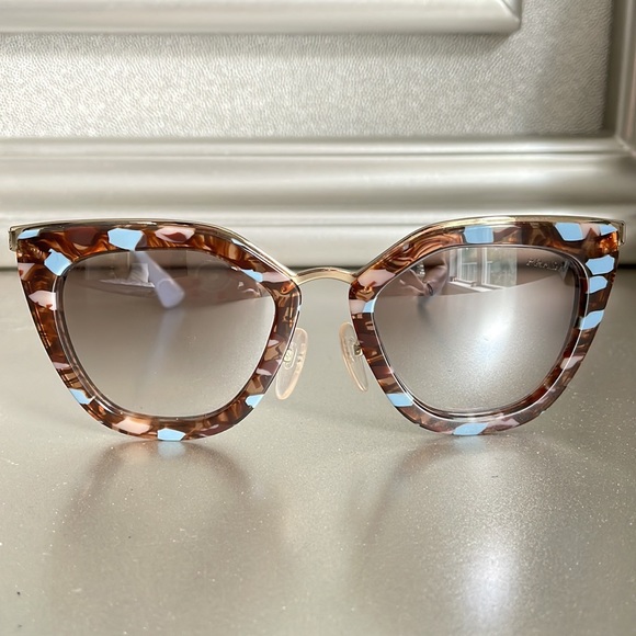 Prada Sunglasses - Tortoise with Light Blue - Picture 1 of 11